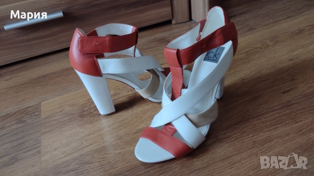 Calvin Klein сандали естествена кожа, снимка 1