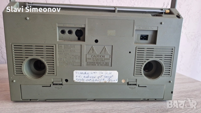 радио Toshiba RT-6015, снимка 6 - Радиокасетофони, транзистори - 53132012