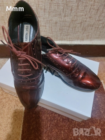 Дамски обувки цвят бордо, снимка 4 - Дамски ежедневни обувки - 52080273