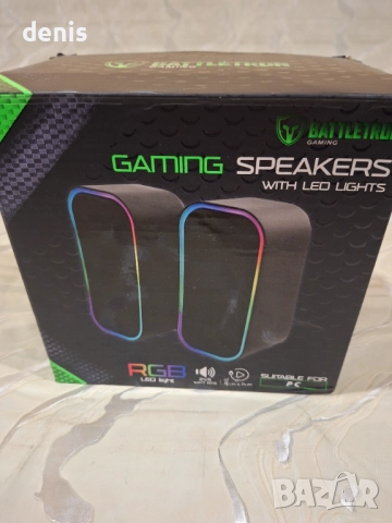 Колони за компютър Speedlink Token Bluetooth, 2.0, RGB, 12W, черни  , снимка 5 - Тонколони - 52878202