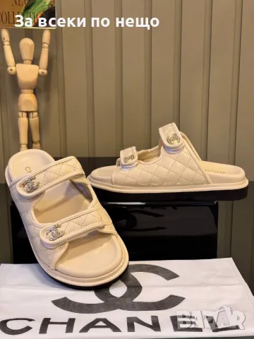 Chanel Дамски Чехли Шанел - 3 Налични Цвята Код E272, снимка 2 - Чехли - 50415283