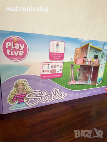Дървена къща за кукли Playtive Fashion doll house