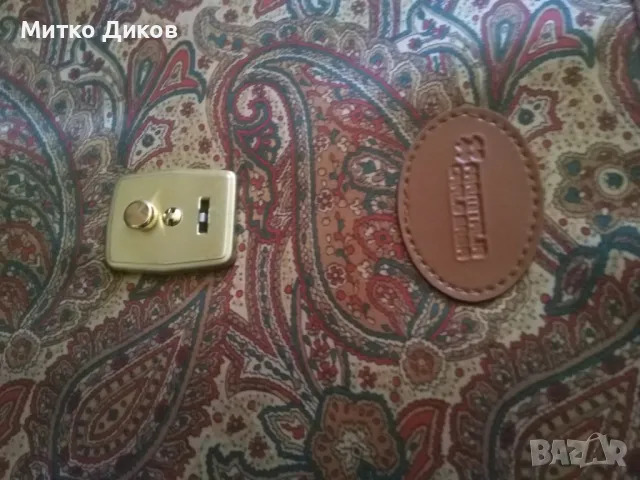 Маркова чанта промазан плат шарена унисекс 40х33см нова , снимка 7 - Чанти - 49599687