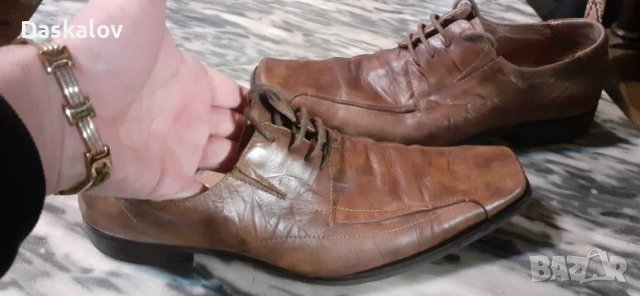Продавам кожени мъжки обувки, снимка 5 - Официални обувки - 40345749
