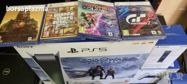 PlayStation 5 God of War Ragnarok Gran Turismo 7 Grand Theft AutoV PS5, снимка 7 - PlayStation конзоли - 39099092