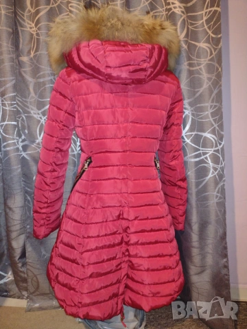 Уникално зимно яке с естествен пух, снимка 3 - Якета - 53950517