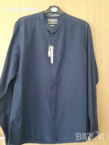 нова мъжка риза с дълъг ръкав размер Л, снимка 3 - Ризи - 37354065