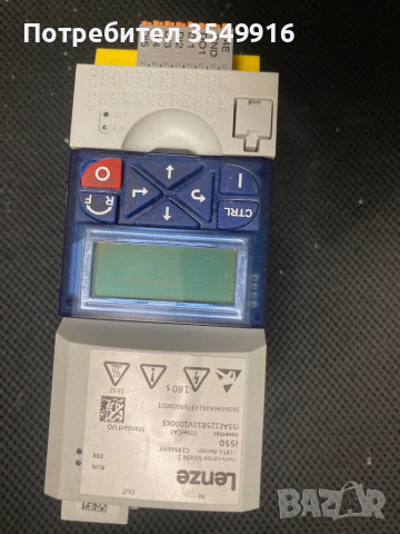 Честотен регулатор(инвертор) Lenze 0,25кw/200V, снимка 2 - Други машини и части - 52349279