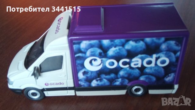 Mercedes Sprinter ”Blueberry” Ocado CORGI 9.5cm Die Cast, снимка 4 - Колекции - 39401194