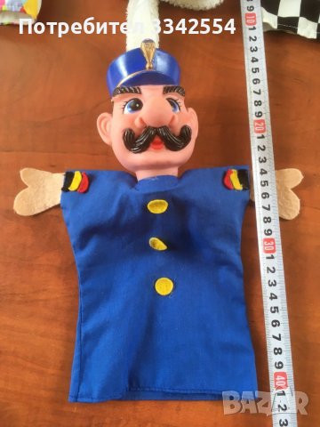 КУКЛА ЗА КУКЛЕН ТЕАТЪР С ГУМЕНА ГЛАВА, снимка 1