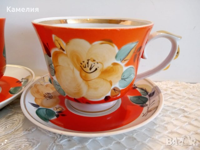 Руски порцелан , снимка 2 - Чаши - 40544168