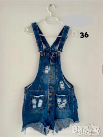 къси дънки jeans mom пола S 34/36, снимка 11 - Къси панталони и бермуди - 38135228