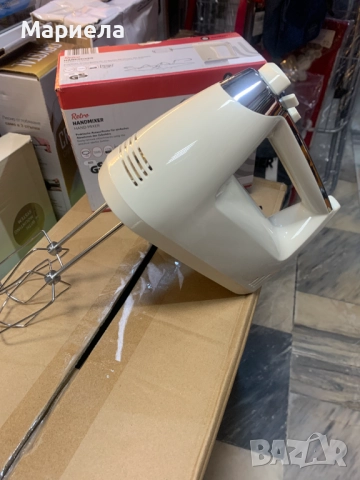 Миксер 300W с 2 комплекта бъркалки , Черен, снимка 4 - Миксери - 52689036