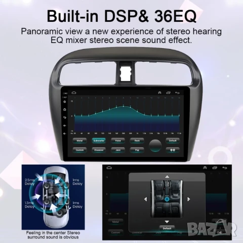 Мултимедия за Mitsubishi, Mirage, Attrage, Space Star, Dodge Attitude, Навигация, с Android, Андроид, снимка 7 - Аксесоари и консумативи - 51274019