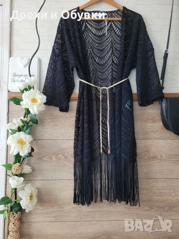 Черно парео за плаж VERO MODA , снимка 6 - Бански костюми - 51498423