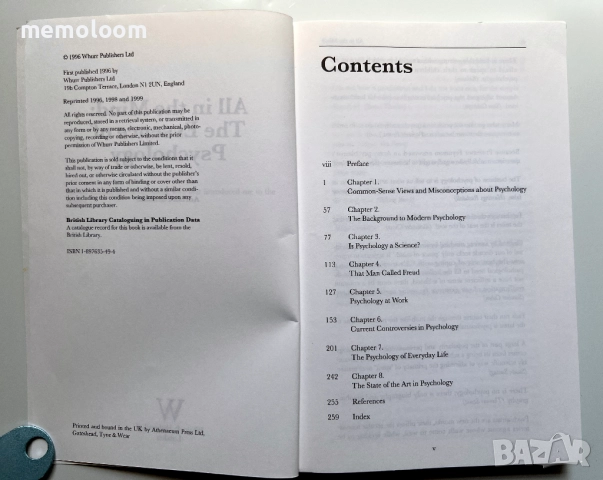 All In the Mind: The Essence of Psychology, Adrian Furnham, Направление- Психология, снимка 2 - Енциклопедии, справочници - 51452313