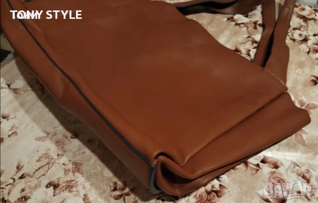 Нова Кожена Дамска Чанта , снимка 5 - Чанти - 51532362