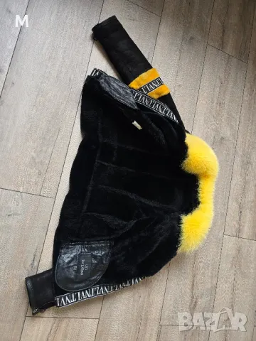 Уникално палто / яке VALENTINO от естествена кожа и естествен косъм , снимка 8 - Якета - 49269142