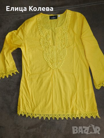 Нова блуза в жълто , снимка 4 - Блузи с дълъг ръкав и пуловери - 30684127