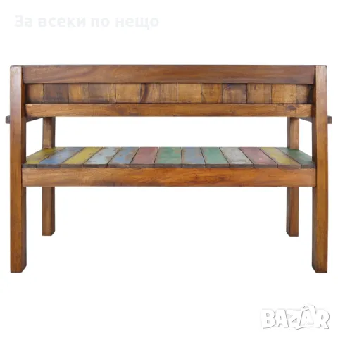 Пейка, 115 см, регенерирана дървесина масив Код P205, снимка 7 - Градински мебели, декорация  - 49473608