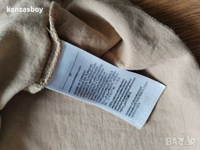 calvin klein - страхотна мъжка тениска L, снимка 8 - Тениски - 53885419