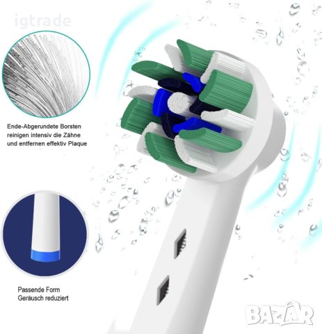16бр. Глави/накрайници за ел. четки Oral B Precision/Cross/3D/Standard , снимка 6 - Други - 38661073