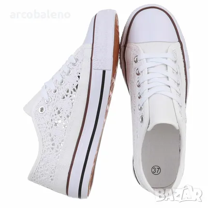 Дамски ниски маратонки , снимка 2 - Маратонки - 50436386