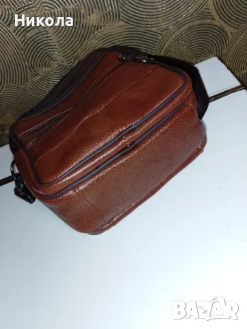 Мъжка чанта-естествена кожа, снимка 6 - Чанти - 49296331