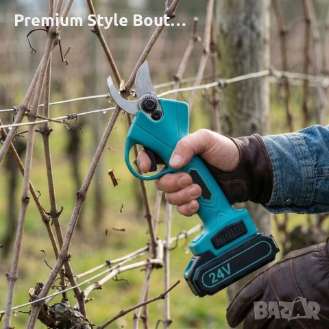 Акумулаторна безчеткова ножица в комплект с 2 батерии и куфар - компактна и прецизна, снимка 7 - Части - 53965896