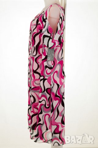 Лятна широка рокля макси размер марка Gabriela Visconti - 4XL, снимка 3 - Рокли - 37149848