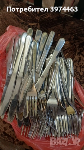 Вилици и ножове за ресторант 100 бр.общо