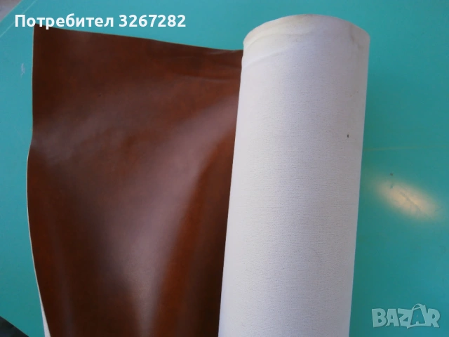 Кожа,Изкуствена,Тапицерия,Кафява,Топ, снимка 10 - Други стоки за дома - 54102086