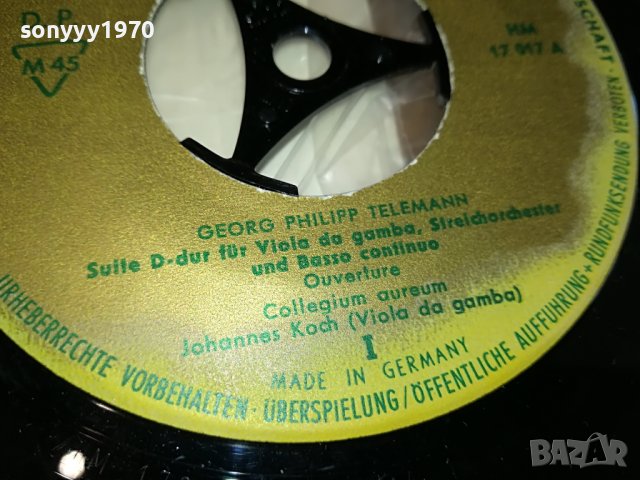 GEORG PHILIPP TELEMANN-ПЛОЧА MADE IN GERMANY 0105231546, снимка 12 - Грамофонни плочи - 40546951