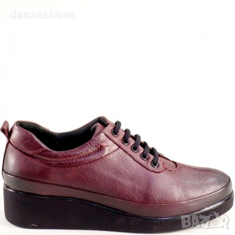 Дамски обувки от естествена кожа на платформа , снимка 3 - Дамски ежедневни обувки - 38129741