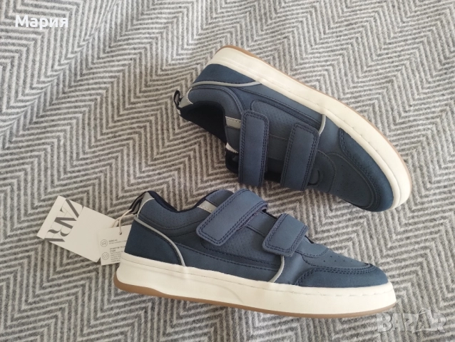 Zara кожени маратонки номер 34, снимка 8 - Детски маратонки - 52294507