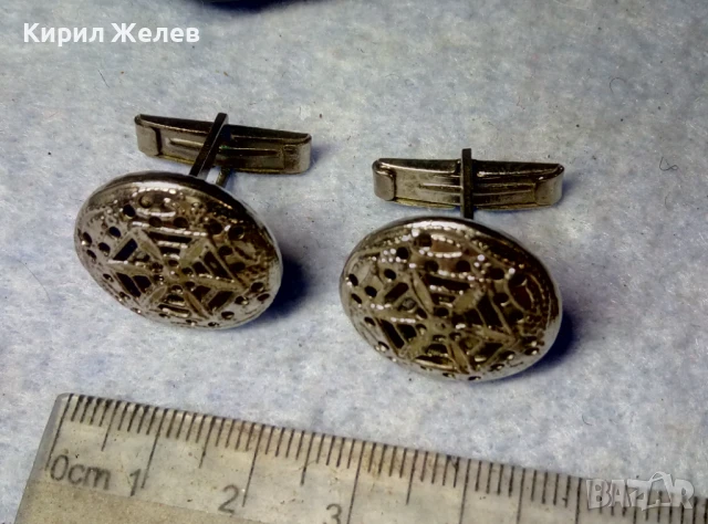 СТИЛНИ АЖУРНИ ВИНТИДЖ СТИЛ СРЕБРИСТИ БУТОНЕЛИ КОПЧЕТА За РЪКАВЕЛИ от БЛАГОРОДНА СТОМАНА 40474, снимка 6 - Други - 51279855