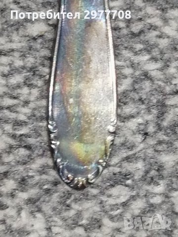 6 бр. сребърни лъжици 1900-1940г, снимка 6 - Други ценни предмети - 36923504