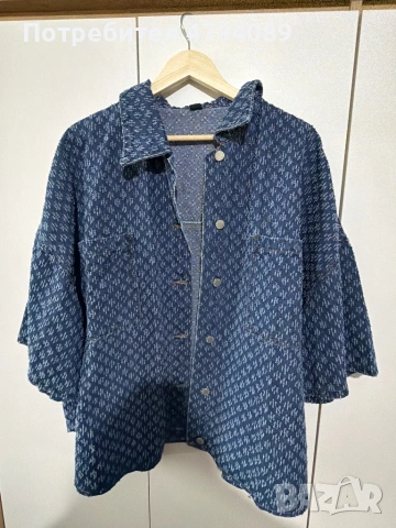 Дънкова риза, снимка 3 - Ризи - 54167400