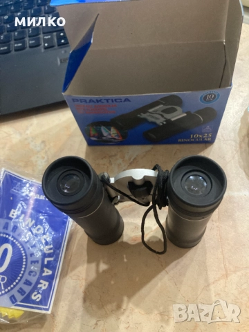 Бинокъл Praktika cn 10x25dcf, снимка 5 - Екипировка - 51725452