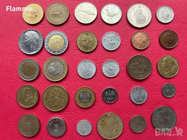 Лот монети от Европа - 30 бр., снимка 4 - Нумизматика и бонистика - 55977563