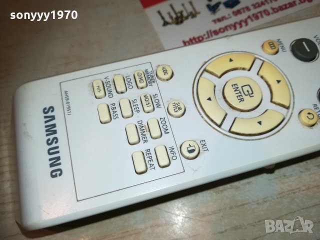 samsung dvd receiver remote 0202211903, снимка 4 - Ресийвъри, усилватели, смесителни пултове - 31656980