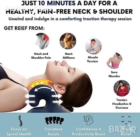 Ново Устройство за облекчаване на болки на врата и раменете Топлинна терапия, снимка 3 - Други - 42894755