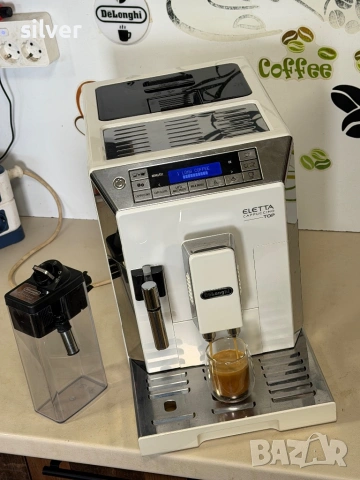 Кафемашина кафе автомат delonghi ELETTA TOP с гаранция, снимка 4 - Кафемашини - 54131738