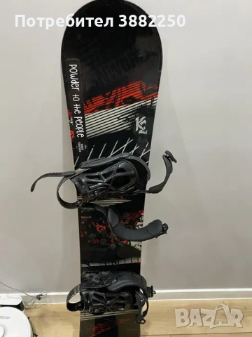 Сноуборд дъска К2 155 + Автомати Drake Fifty L