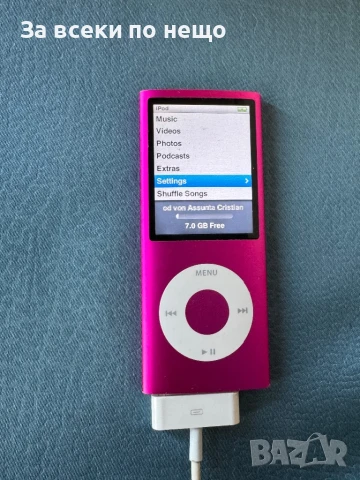 Айпод , Apple iPod A1285 Pink Nano 4th Generation 8GB, снимка 11 - iPod - 50548854
