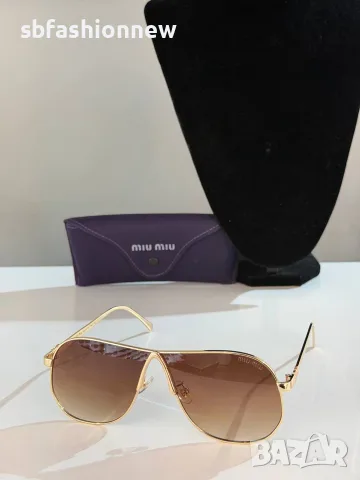 Miu Miu очила с лого, снимка 5 - Слънчеви и диоптрични очила - 55771805