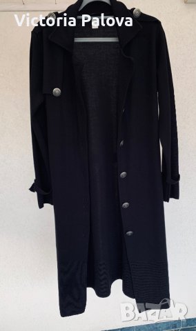 Разкошно палто-жилетка MADELEINE 50% меринос, снимка 6 - Жилетки - 38582303