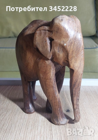 Дърворезба слон за ценители , снимка 2 - Декорация за дома - 54044981