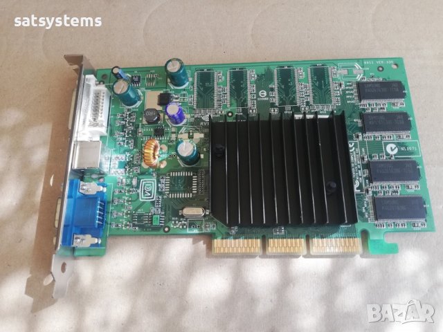 Видео карта NVidia GeForce 4 MX440 NVIDIA P162 64MB DDR 64bit AGP, снимка 5 - Видеокарти - 37254602