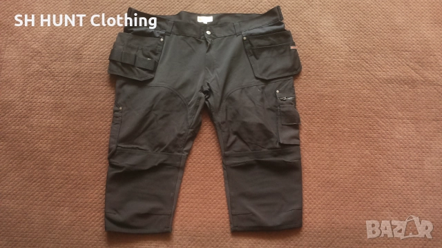 L.Brador Stretch Work Shorts размер 4-5XL еластични къси работни панталони под коляното W4-373